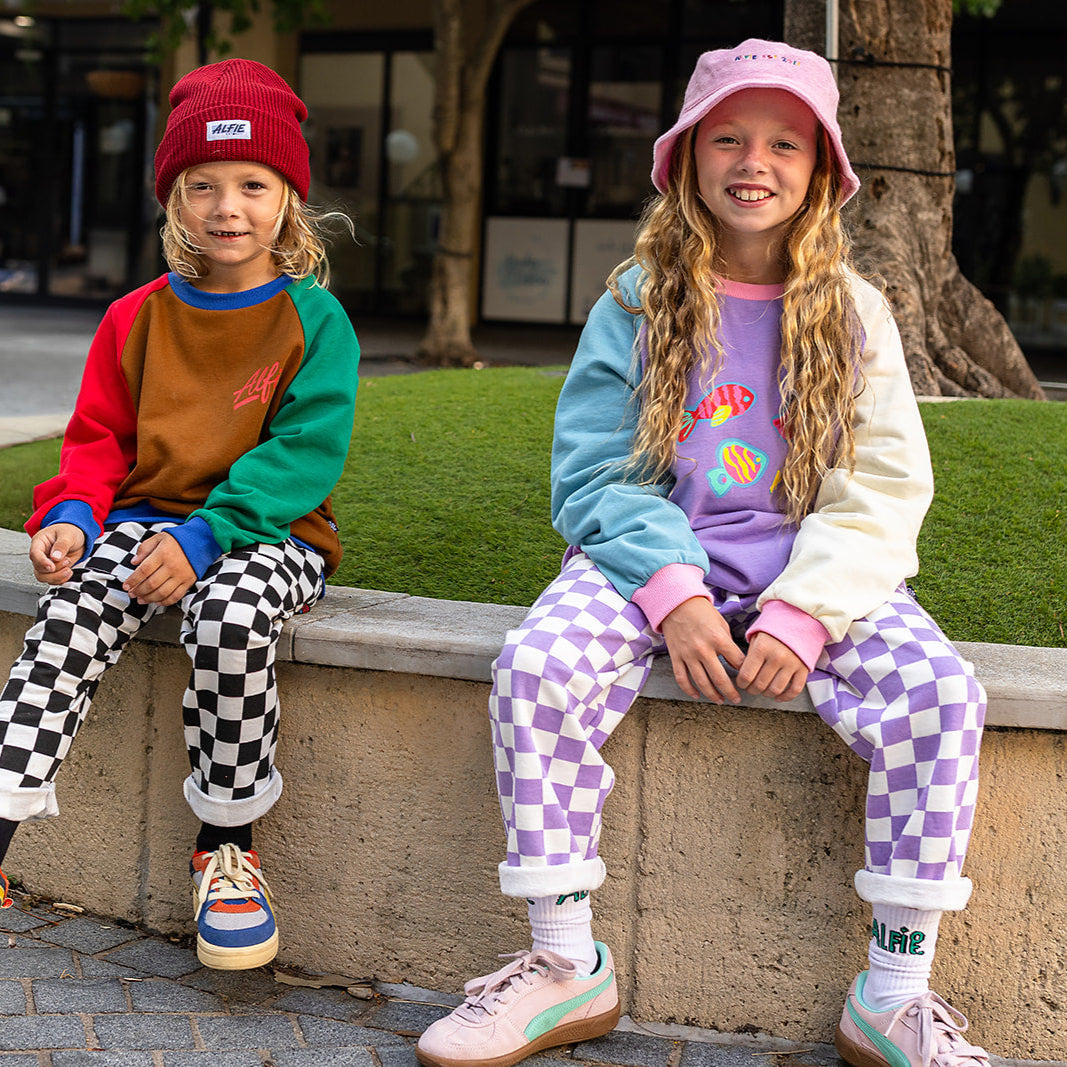 Alfie Kids Grape Fish Jumper
