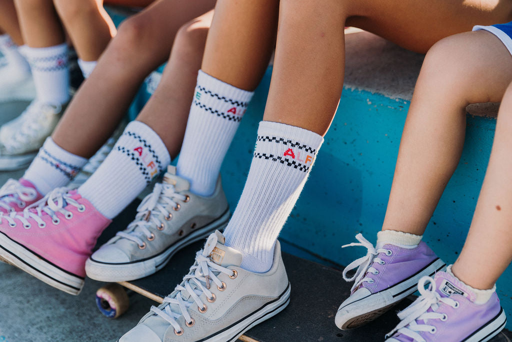 Alfie Kids Checkers Socks
