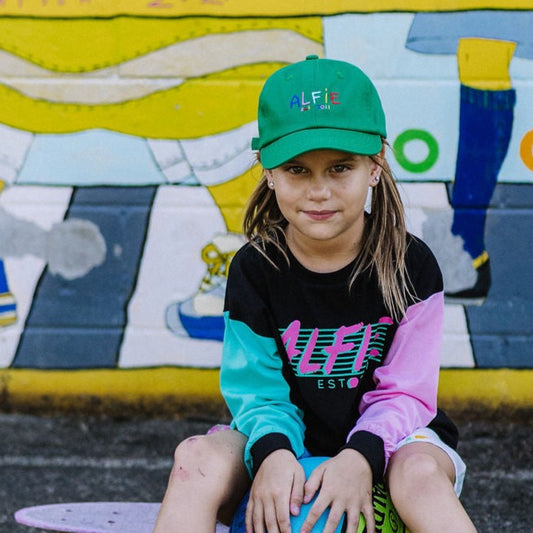 Alfie Green Logo Dad Cap for Kids and Adults