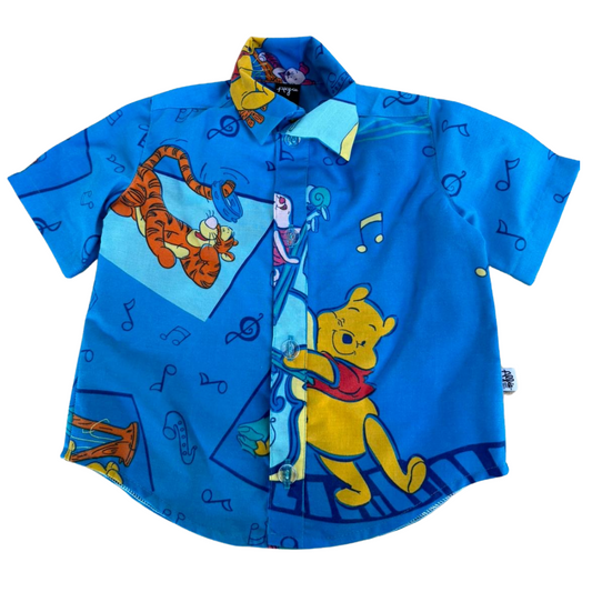 Alfie Winne Party Shirt Handcrafted Party Shirt Made With Vintage Fabric