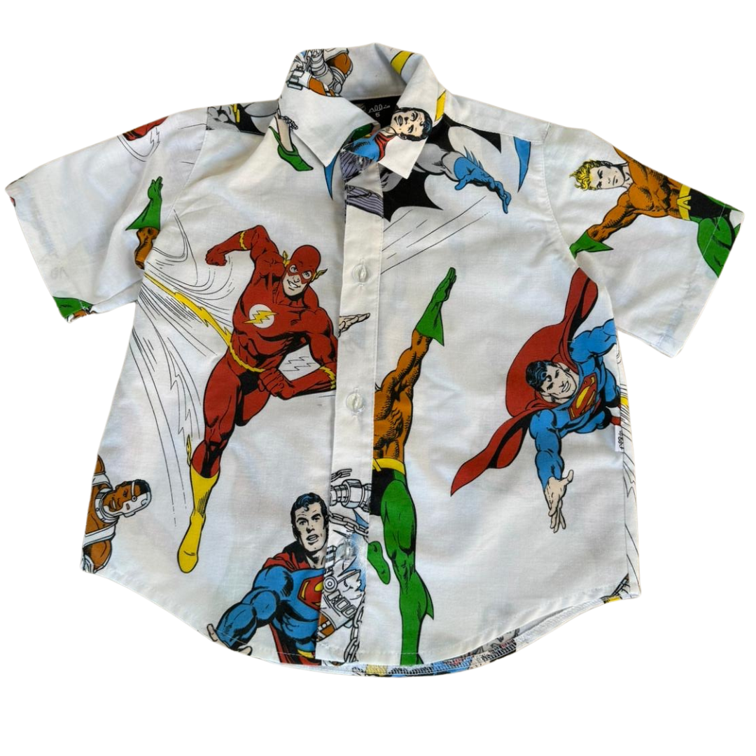 Marvel Super Heros Party Shirt Alfie Handcrafted Kids Party Shirts