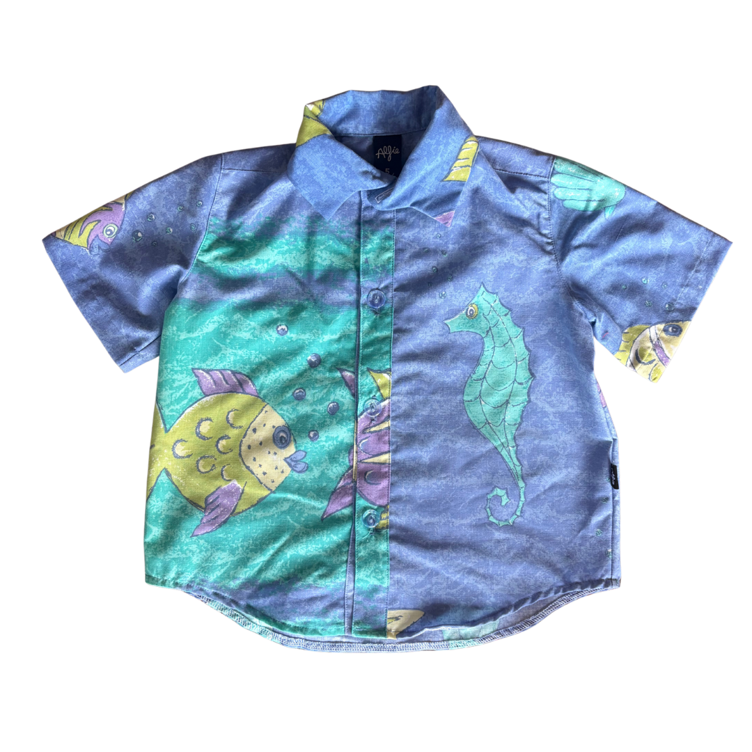 Alfie Kids/Children's Party shirt with fish designs 