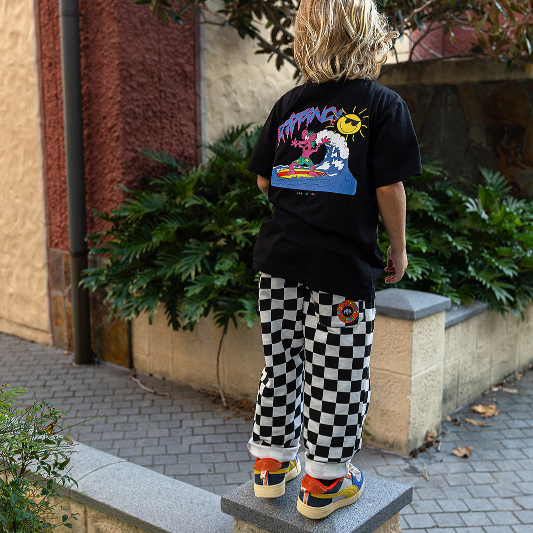 Afie Kids Black Ripping Rat Tee Art By Jack Irvine