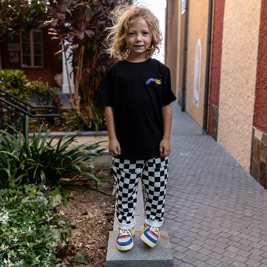 Afie Kids Black Ripping Rat Tee Art By Jack Irvine