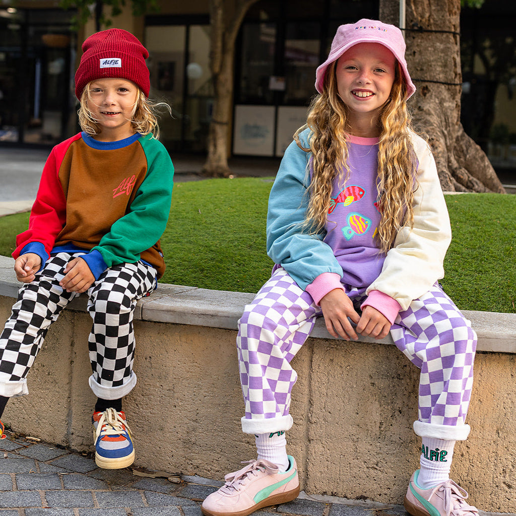 Alfie Kids Grape Fish Jumper