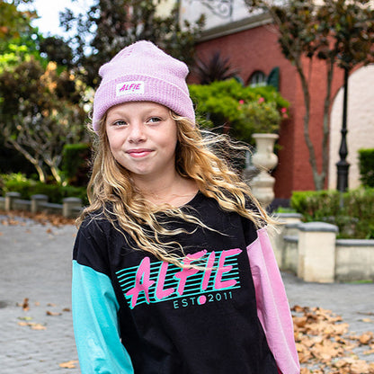 Alfie Kids Lilac Woven Beanie