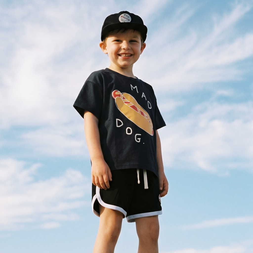 Navy Mad Dog Tee