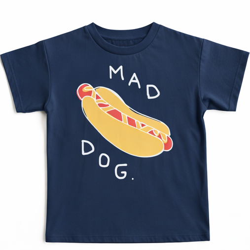 Navy Mad Dog Tee