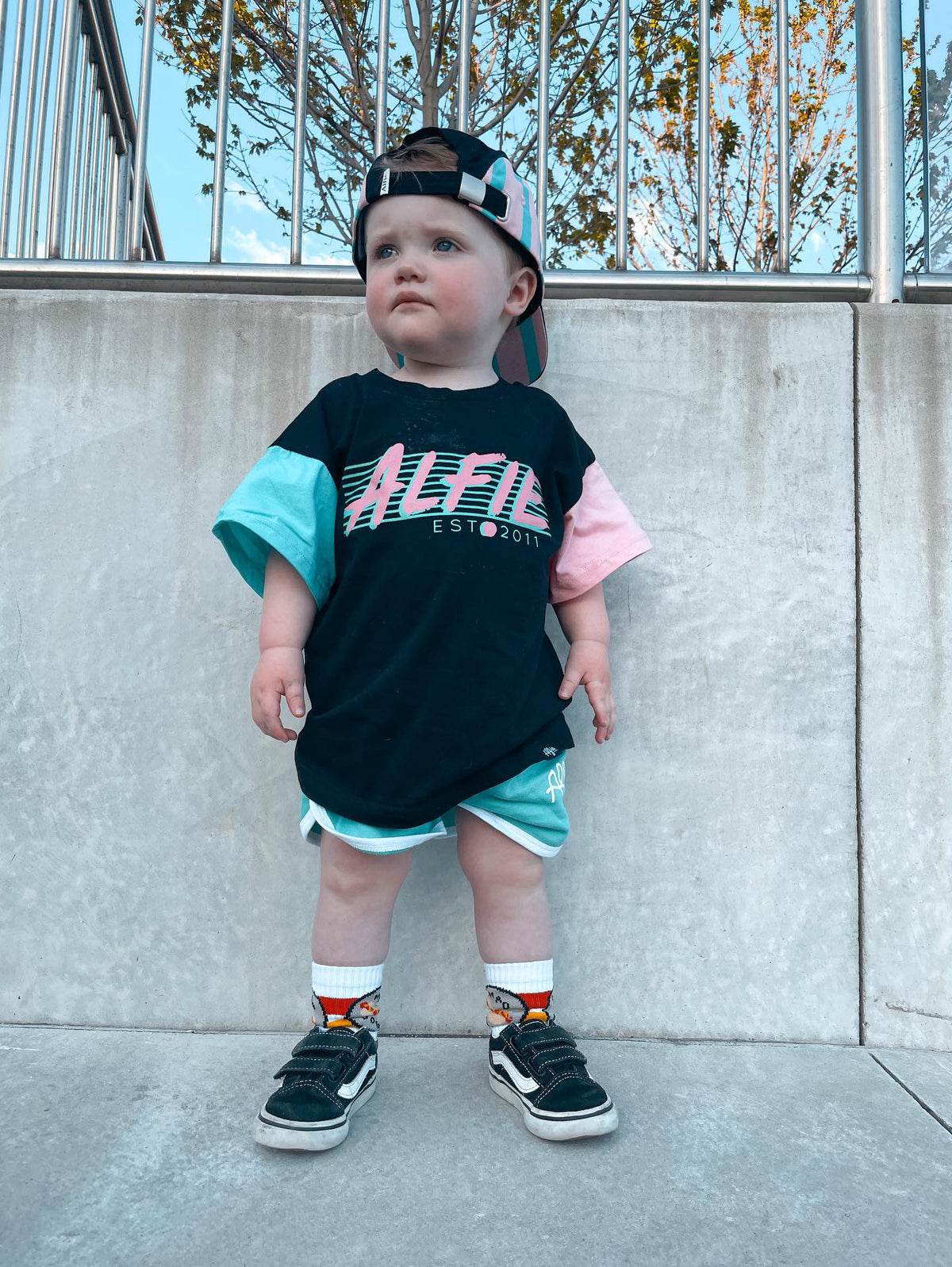 70s Shorts - Aqua