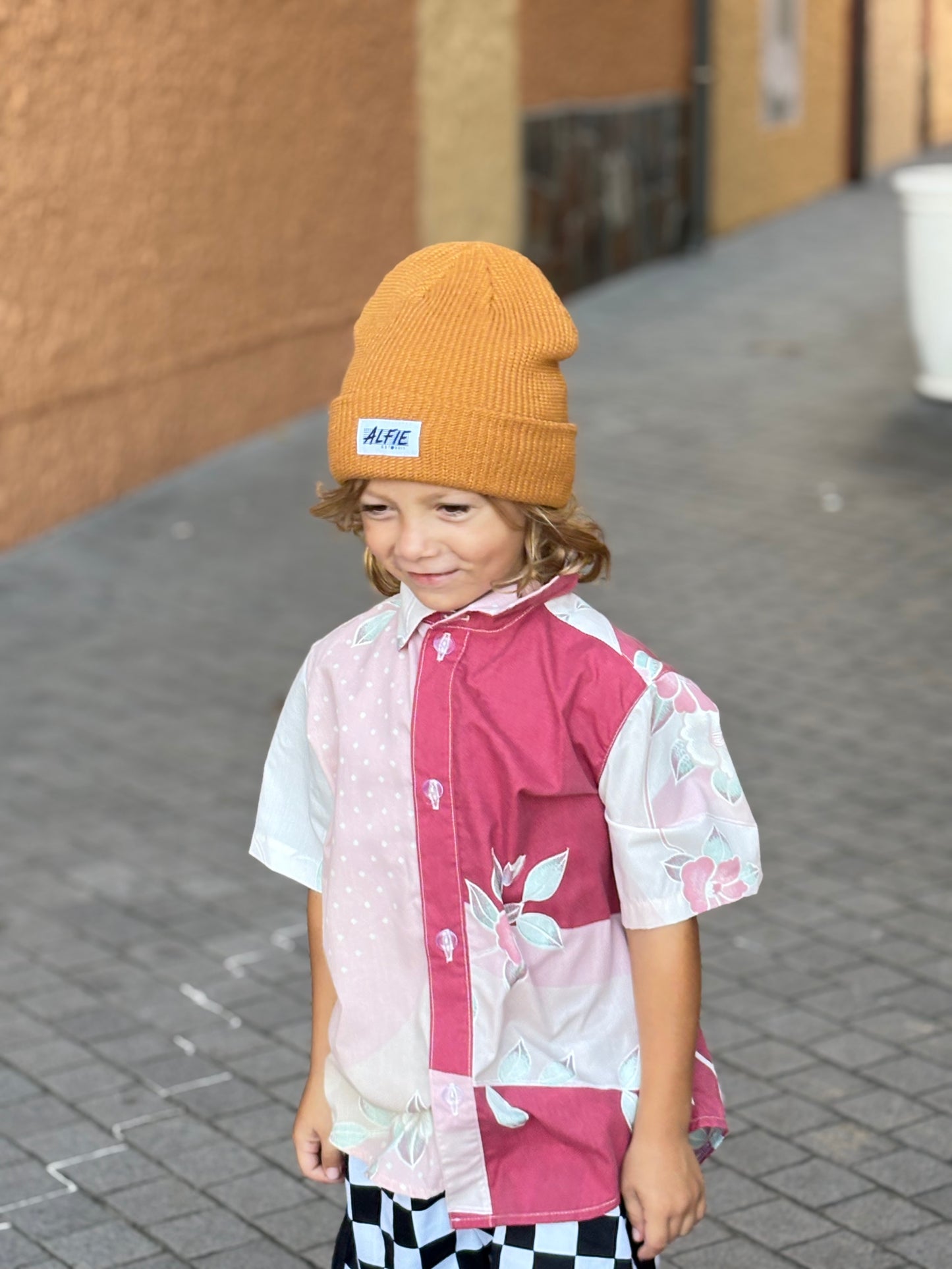 Mustard Alfie Beanie