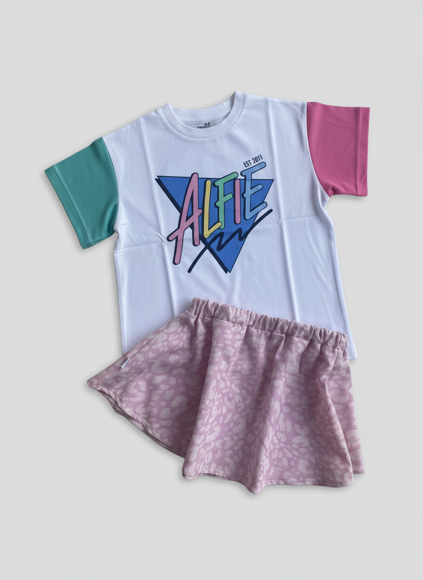 Pink Leopard Party Skirt