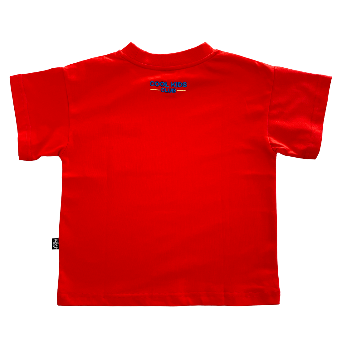 Alfie Red Logo Oversized Tee Kids T-Shirt 0-16