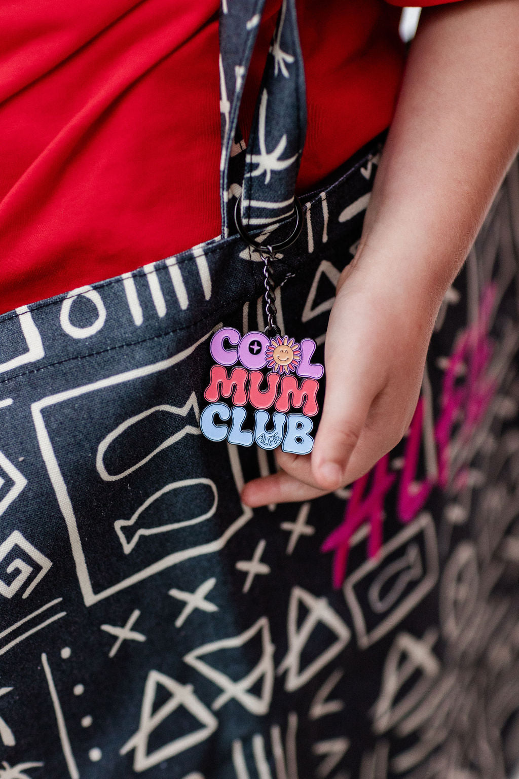Free Cool Mum Club Keyring