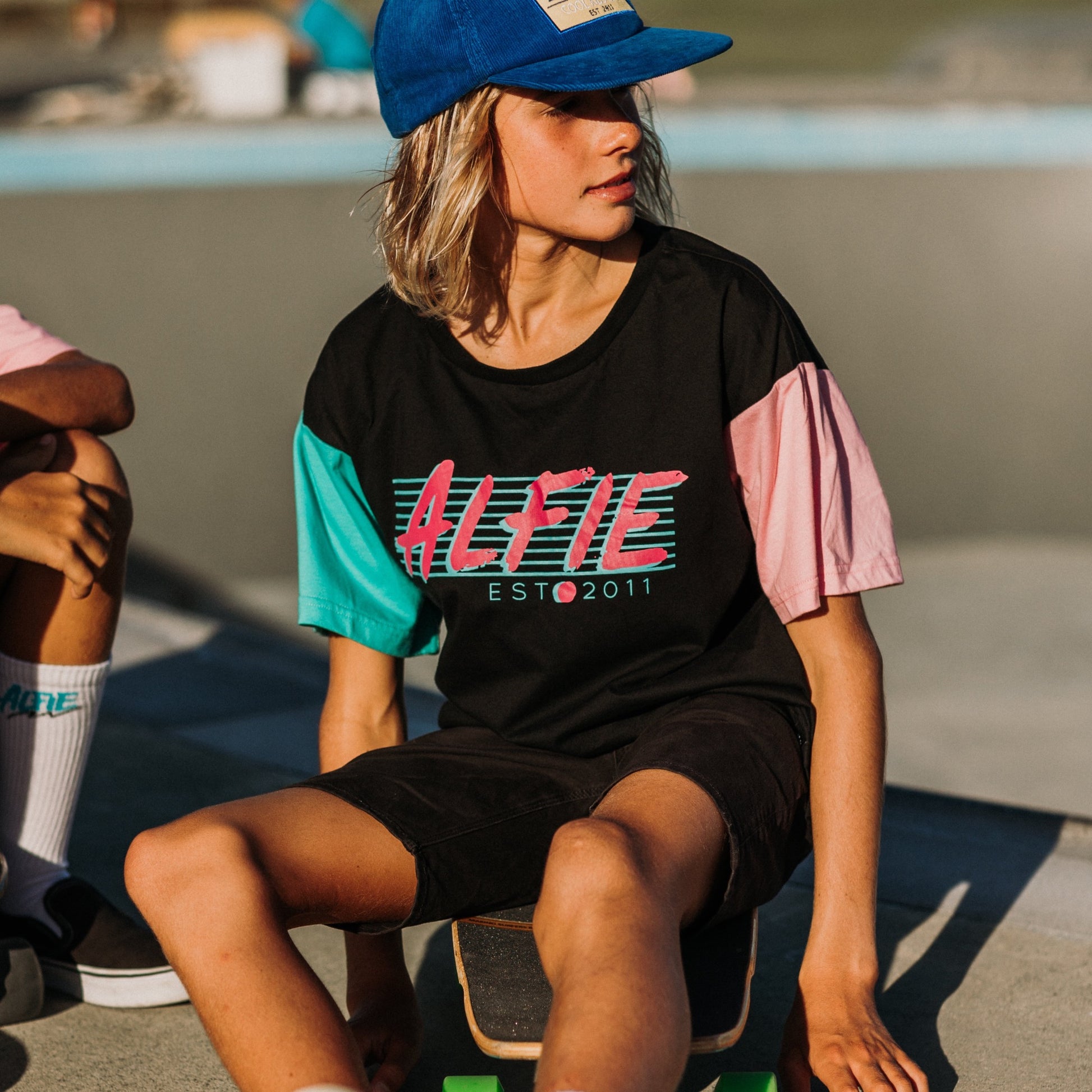 Alfie Radness Madness TShirt Pink and Aqua