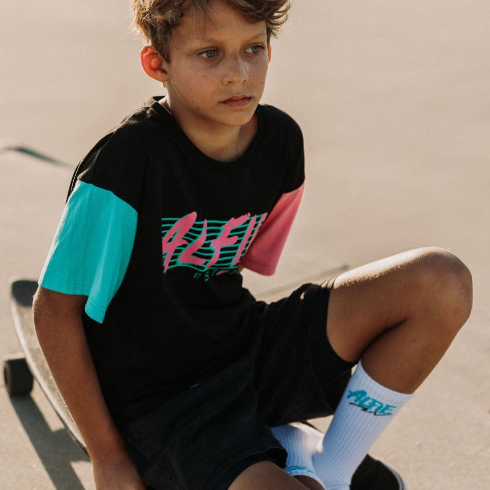 Alfie Radness Madness Pink Aqua Tee T-Shirt