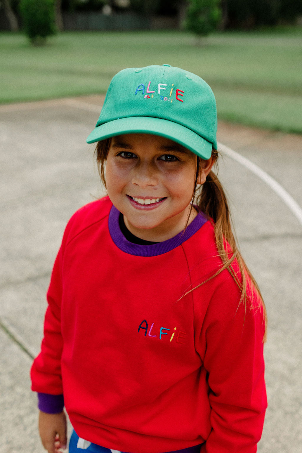 Alfie Green Logo Dad Cap for Kids and Adults