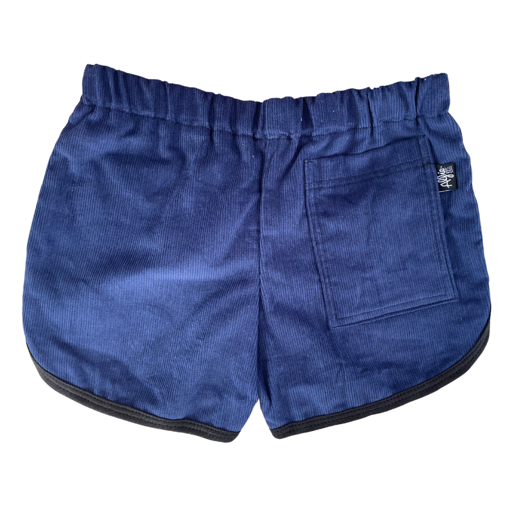 Alfie Blue Drill Shorts For Kids