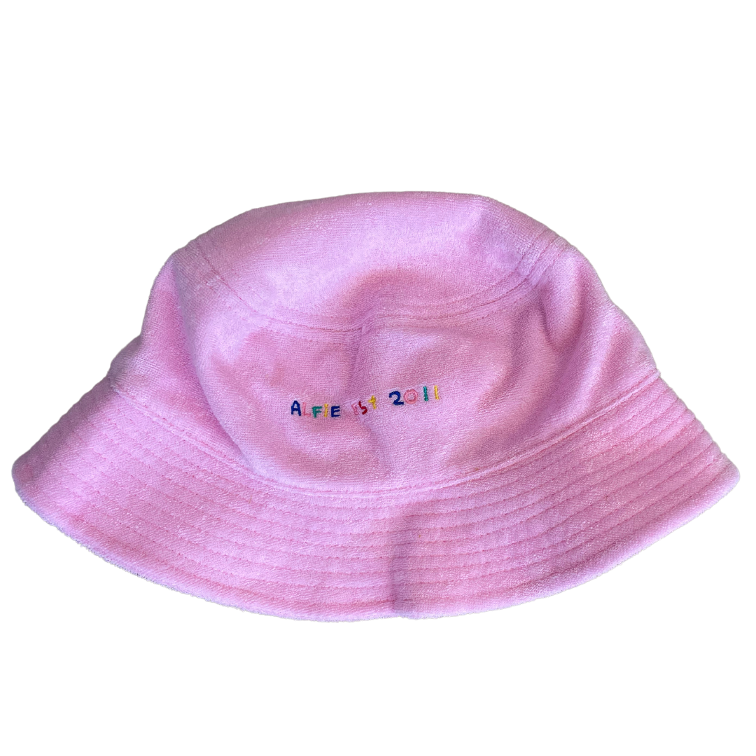 Alfie Pink Terry Towelling Bucket Hat