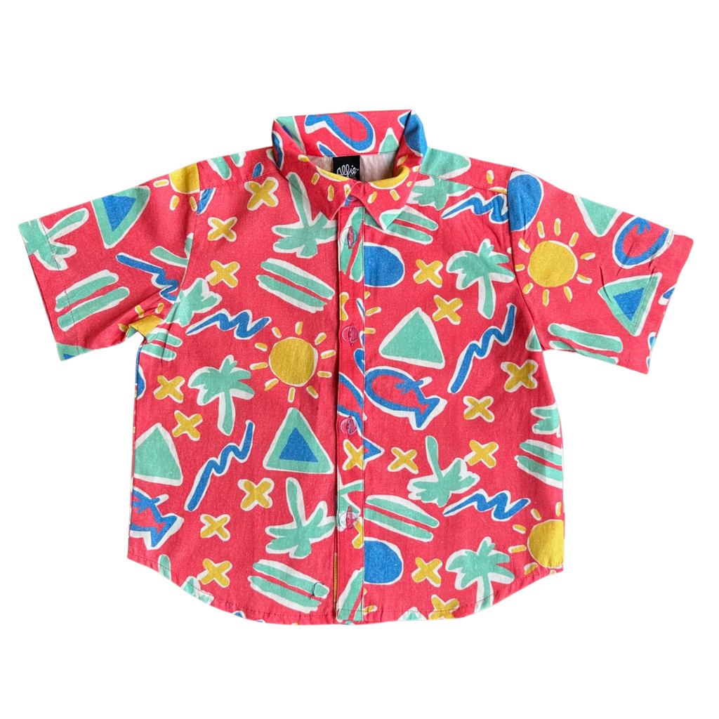 Alfie Red Retro Party Shirt for Adults and Kids