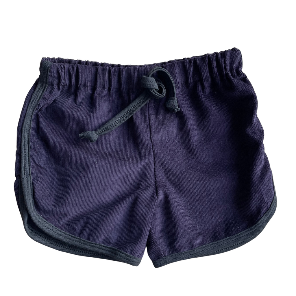 Alfie Midnight Drill Shorts For Kids