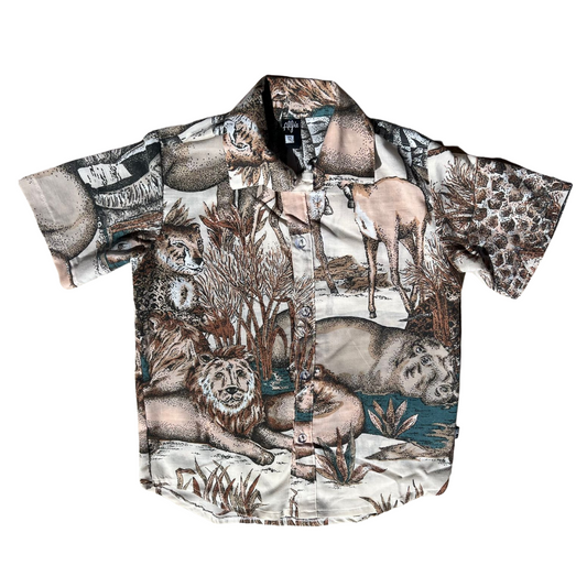 Alfie Safari Kids Party Shirt Made In Australia 