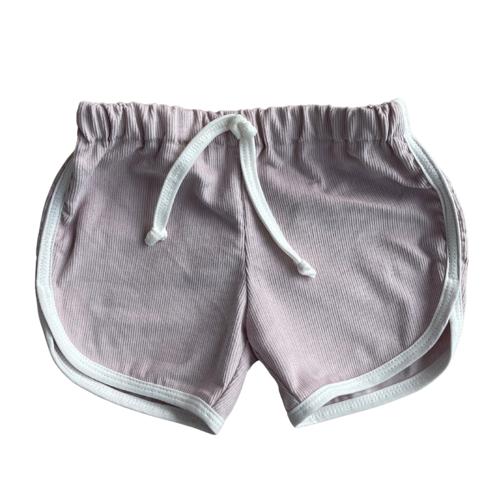 Pink Drill Shorts