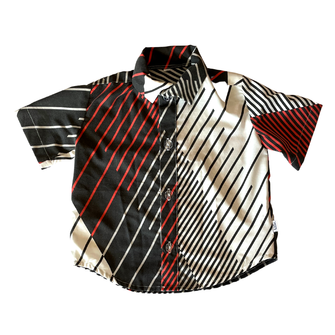 Alfie Famous Vintage Print Party Shirt for Kids 0-5