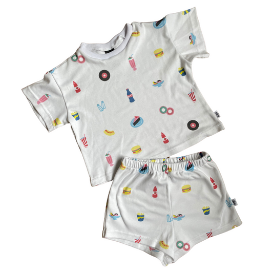 Alfie White Diner Retro Set - For Kids - Like Bobo Choses