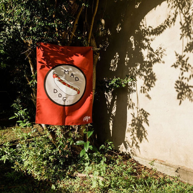 Alfie Mad Dog Red Flad Kids Decor