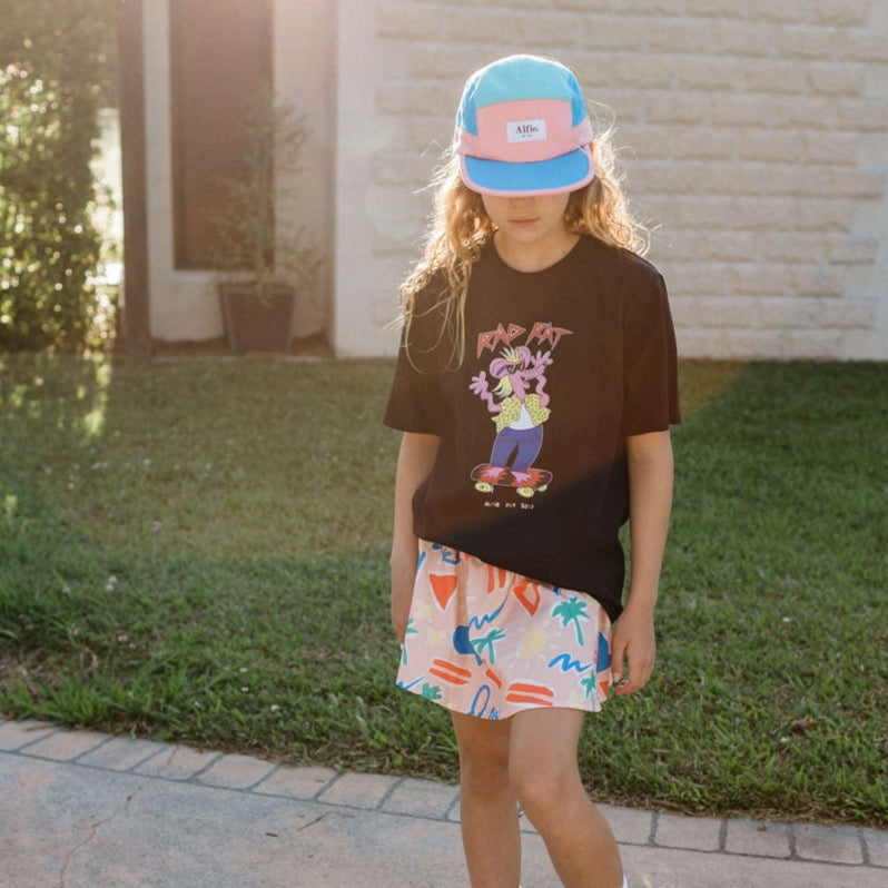 Alfie Harvi Pastel Panel Kids Cap