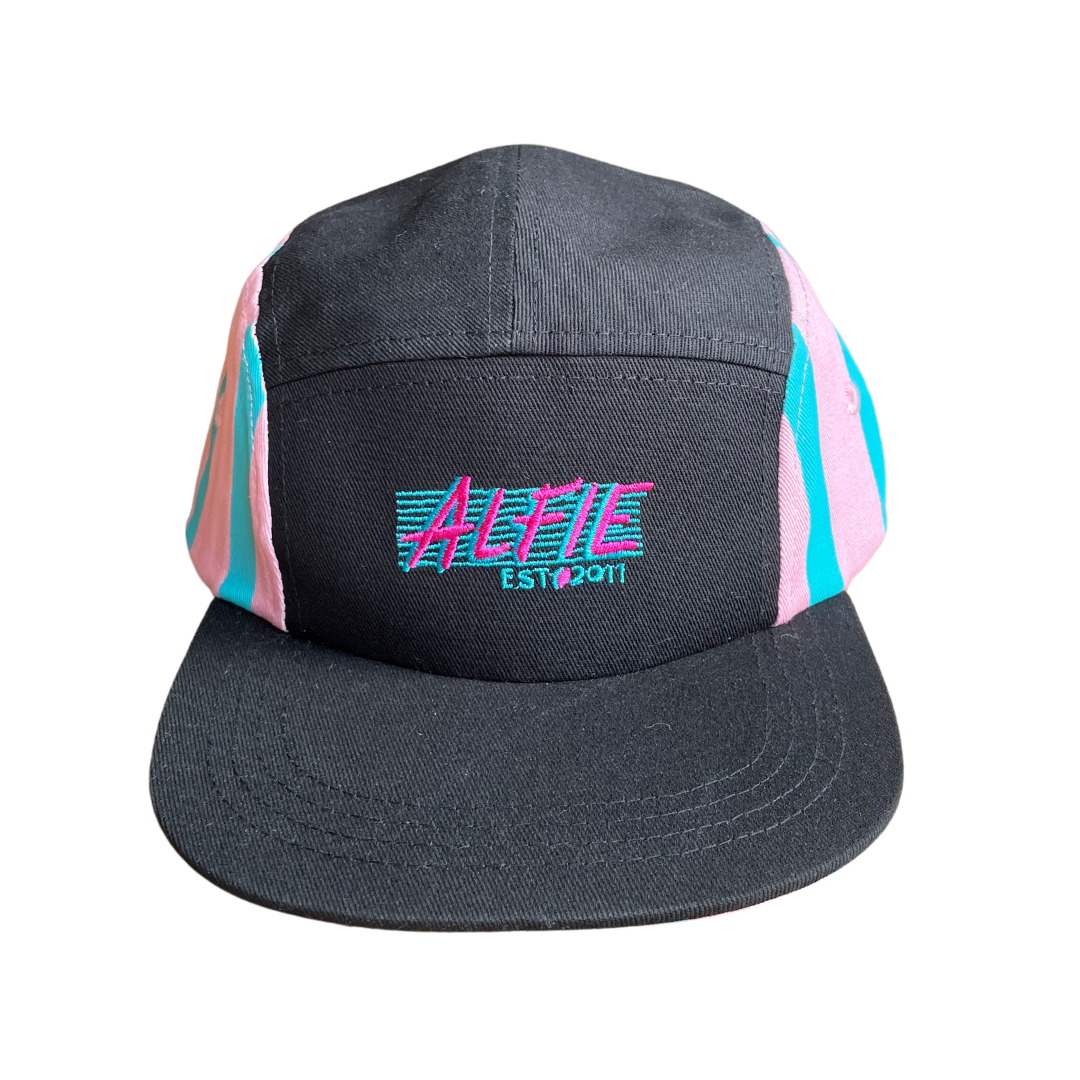 Alfie Black Pink Aqua Kids Radness Madness Cap